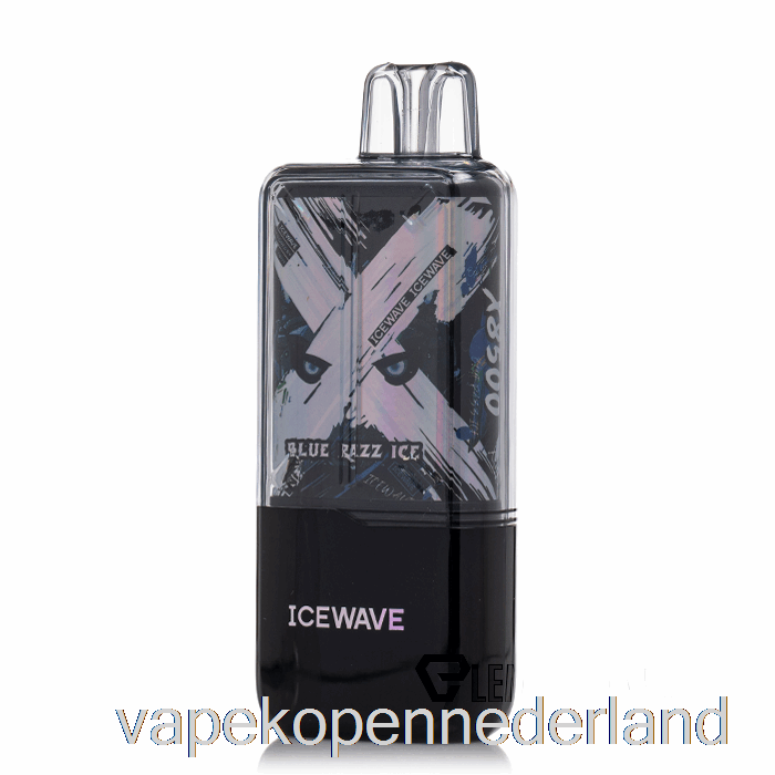 Vape Nederland Icewave X8500 Wegwerp Blauw Razz Ijs